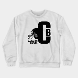 CB Cleveland Browns 2 Crewneck Sweatshirt